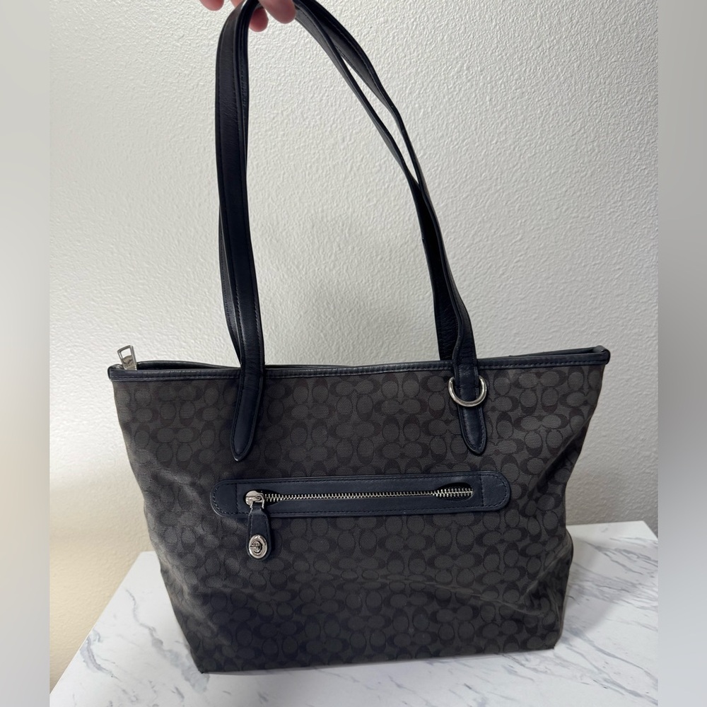 Vintage Classic Coach Monogram Tote Bag